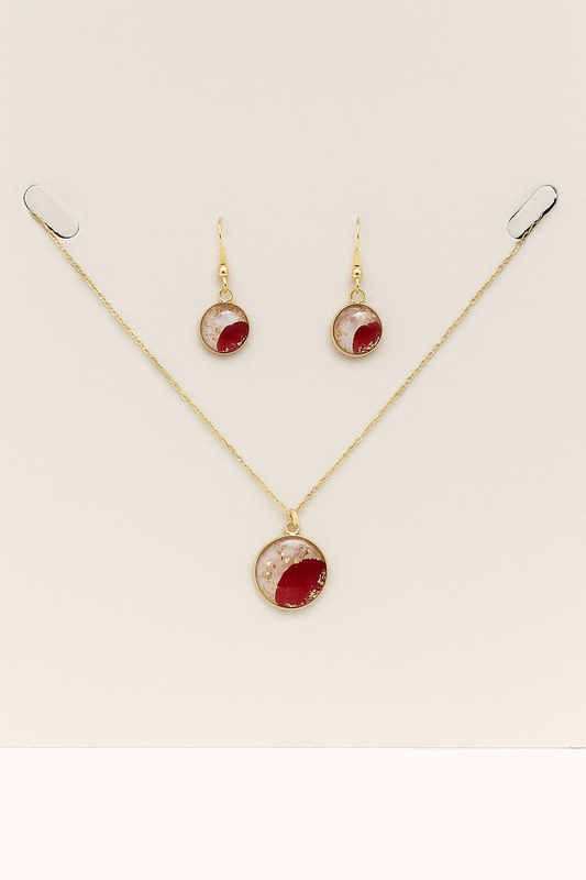 Parure Coquelicot